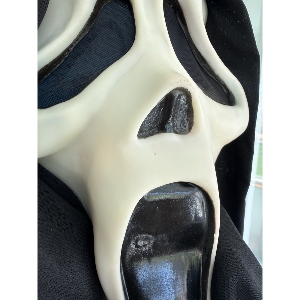 Vintage Ghost Face Gen 1 Scream Mask Fun World Div Glow Dark Complete Custom 90s - Picture 12 of 15